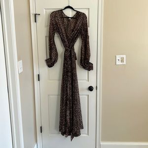 Leopard maxi dress